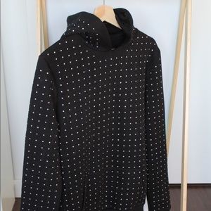 Black Bedazzled Hoodie